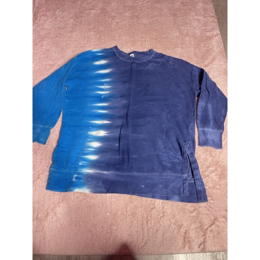Old Navy Women's Plus Size L Navy Blue Pullover Sweatshirt I02119